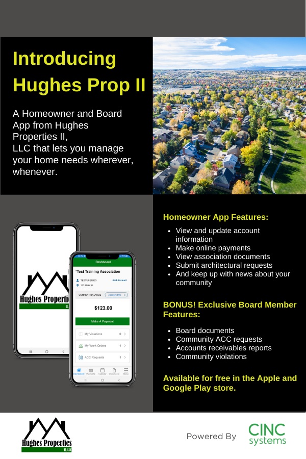 NEW!! Hughes Properties II App